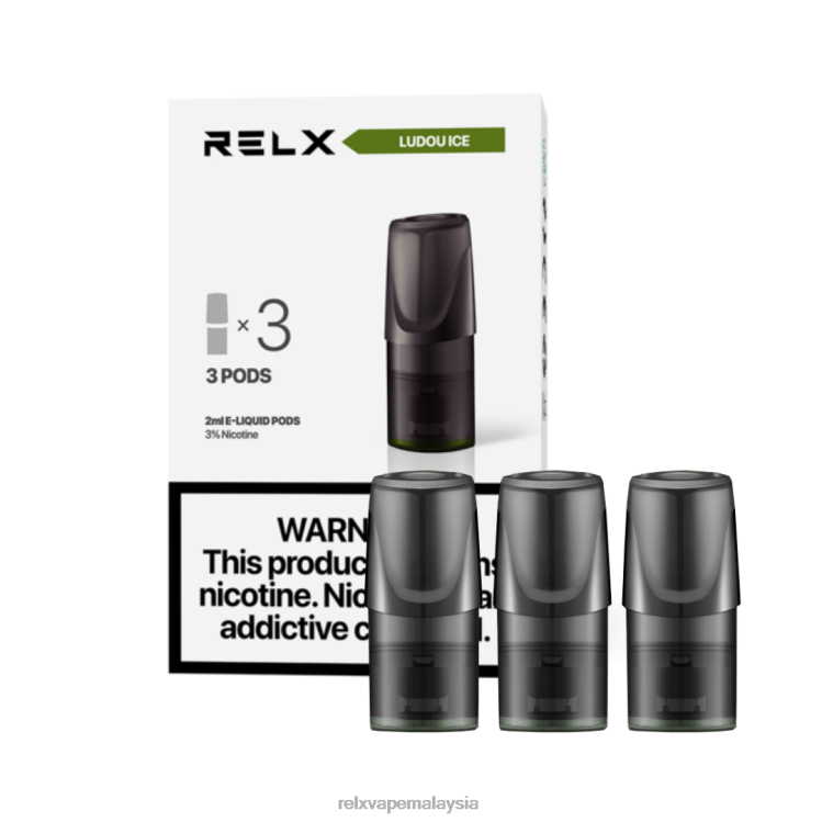RELX Classic buah polong ludou ais-kacang hijau HHXV128 RELX Pod Flavors Malaysia