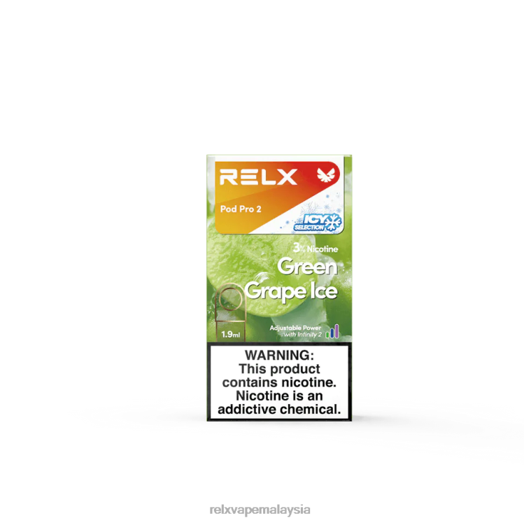 RELX pod pro 2 - 3 pod anggur hijau HHXV118 RELX Pod Flavors Malaysia