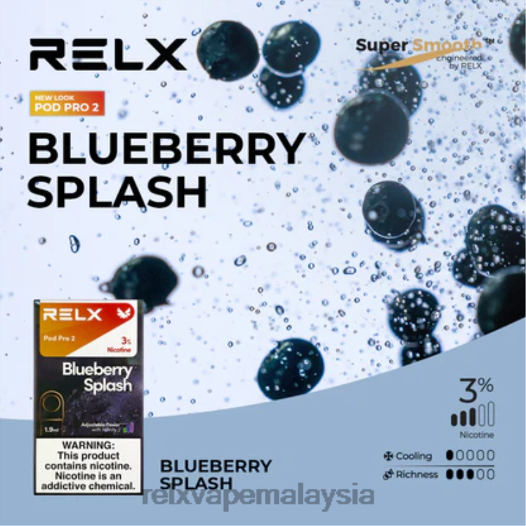 RELX pod pro 2 - 3 pod beri biru HHXV90 RELX Pods Sale