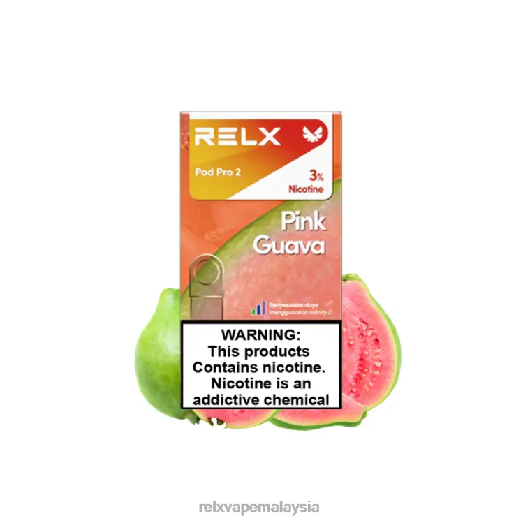 RELX pod pro 2 - 3 pod jambu jambu merah jambu HHXV106 RELX Flavour