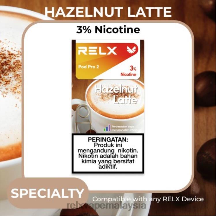 RELX pod pro 2 - 3 pod kopi latte hazelnut HHXV119 RELX Price Malaysia