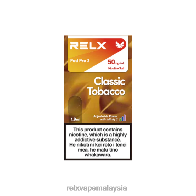 RELX pod pro 2 - 3 pod tembakau klasik HHXV110 RELX Pods Sale