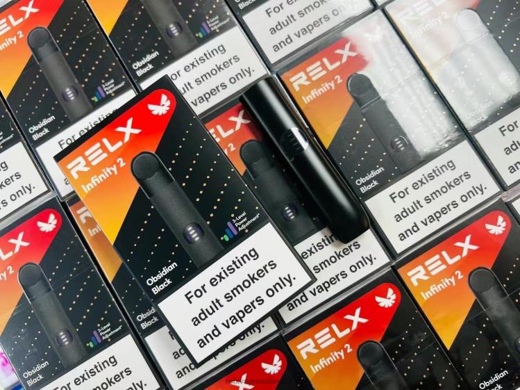 RELX Infinity 2 peranti vape obsidian hitam HHXV66 RELX Flavour