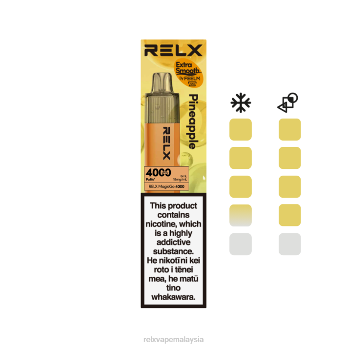 RELX MagicGo 4000 vape pakai buang | LDXH1 ‎RELX Vape Malaysia nanas