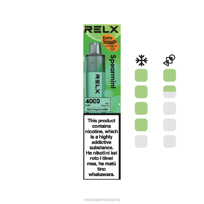 RELX MagicGo 4000 vape pakai buang | LDXH3 ‎RELX Flavour spearmint