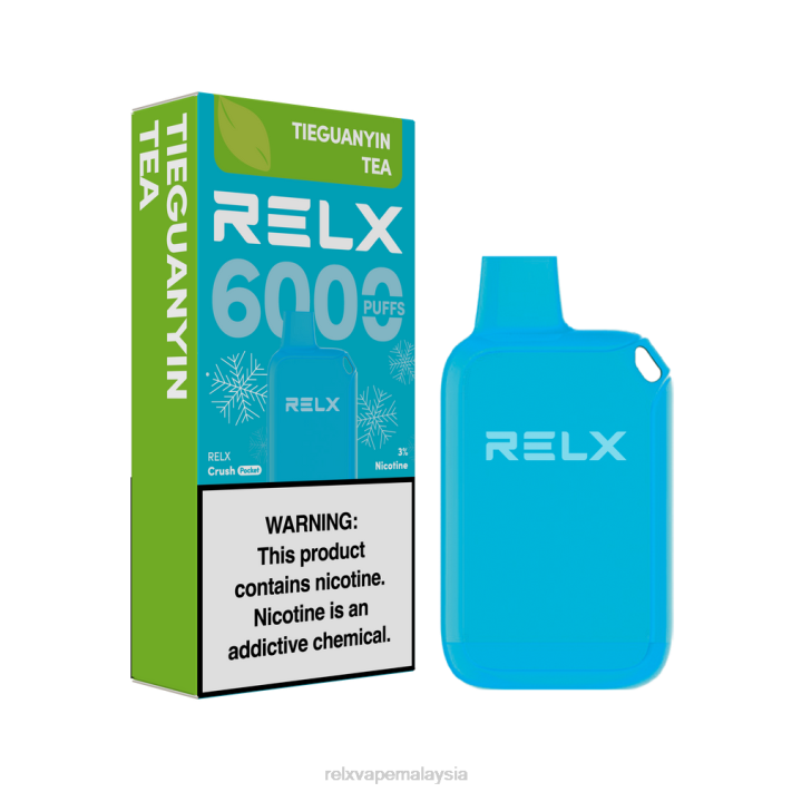 RELX Crush Pocket 6000 berais | LDXH22 ‎RELX Vape Malaysia teh tieguanyin